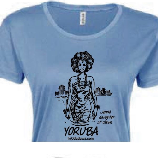 Oshun’s Daughter, Ladies Short Sleeve, Crew Neck T-Shirt