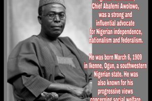 Chief Obafemi Awolowo,