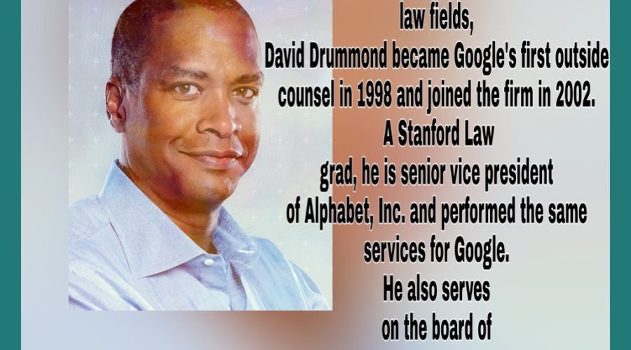 Black History Month; Trailblazer, Inspirational Human: David Drummond.