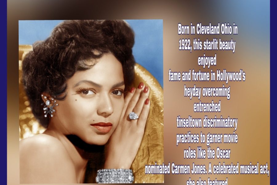 Black History Month; Trailblazer, Inspirational Human: Dorothy Jean Dandridge.