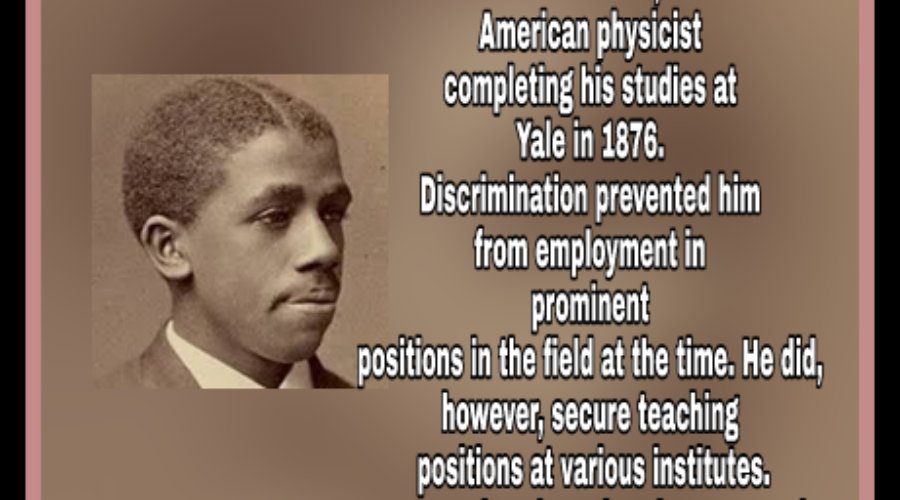 Black History Month; Trailblazer, Inspirational Human: Edward Alexander Bouchet.