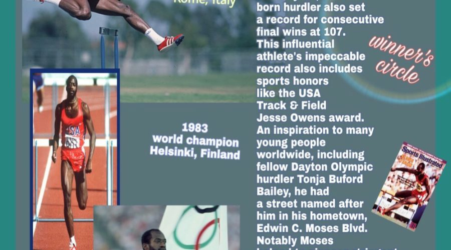 Black History Month; Celebrating Edwin Moses 400 Meter Hurdles Champion in both 1976 and 1984 Olympics in track and field. A trailblazer, inspirational human and athlete.