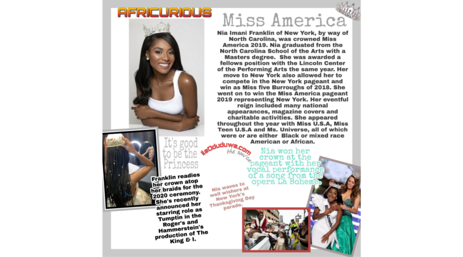 Miss America 2019 Nia Imani