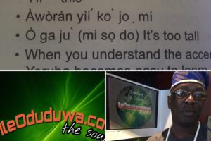 IleOduduwa Yoruba Accents